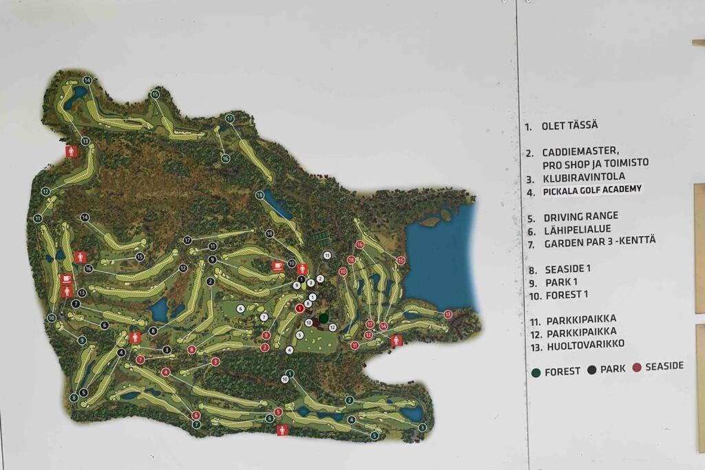 Golfapartment In Pickala Siuntio Eksteriør billede